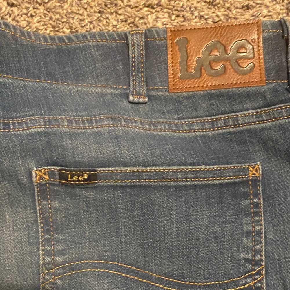 NEW Lee Men's Dark Blue Relaxed Jeans 38x30 - Picture 7 of 7